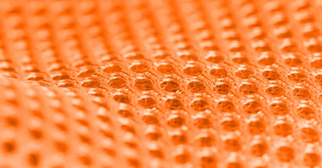 Innovation textile texture orange Netexial