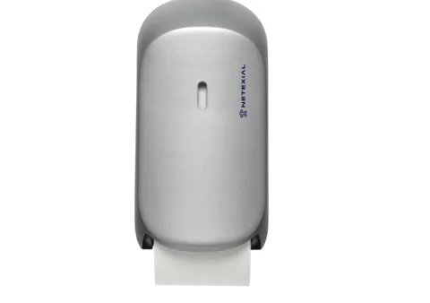 distributeur de papier toilette netexial double roll gris
