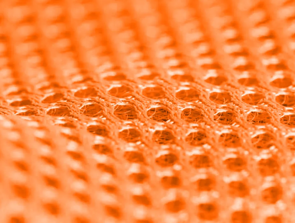 Innovation textile texture orange Netexial
