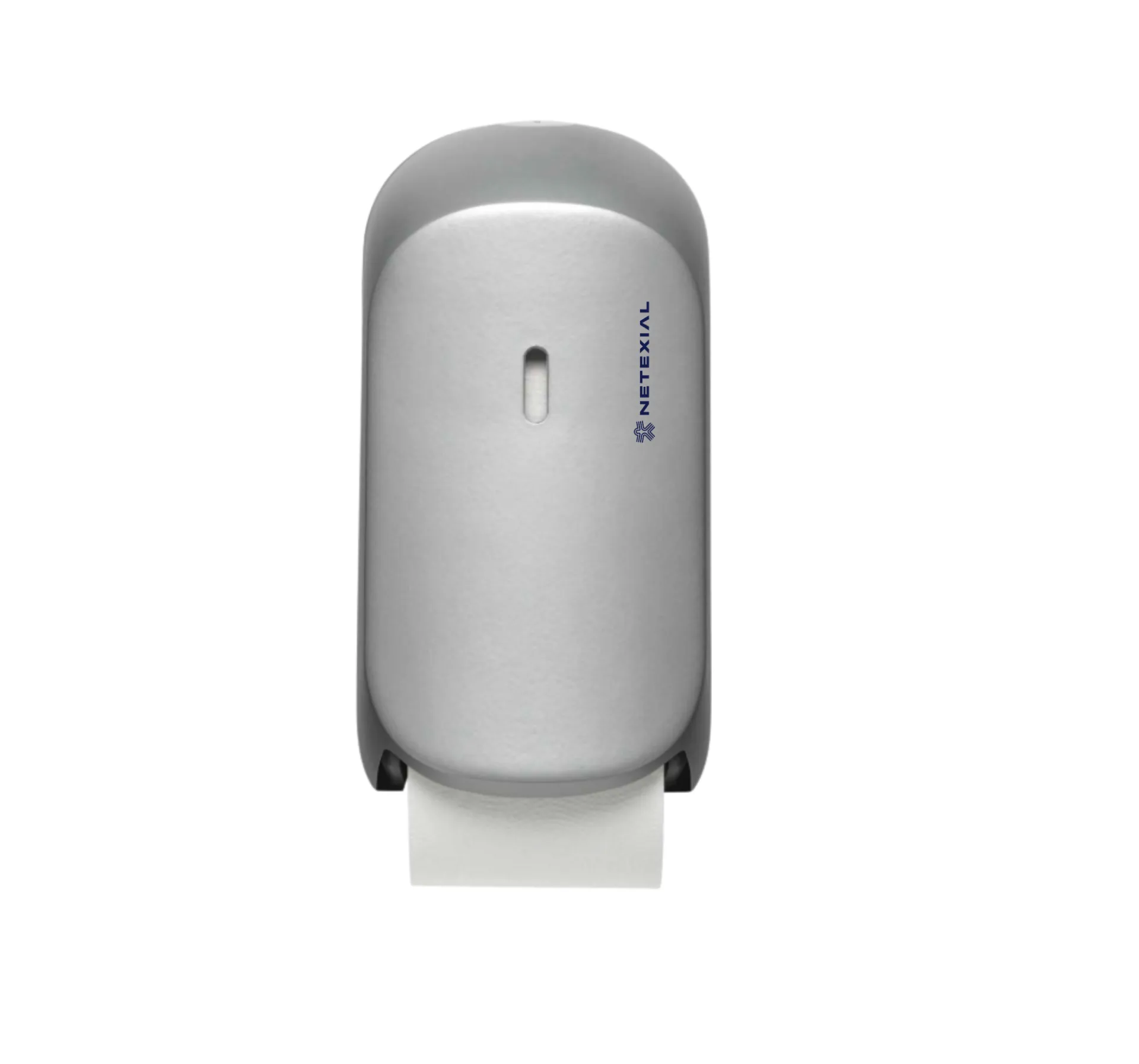 distributeur de papier toilette netexial double roll gris