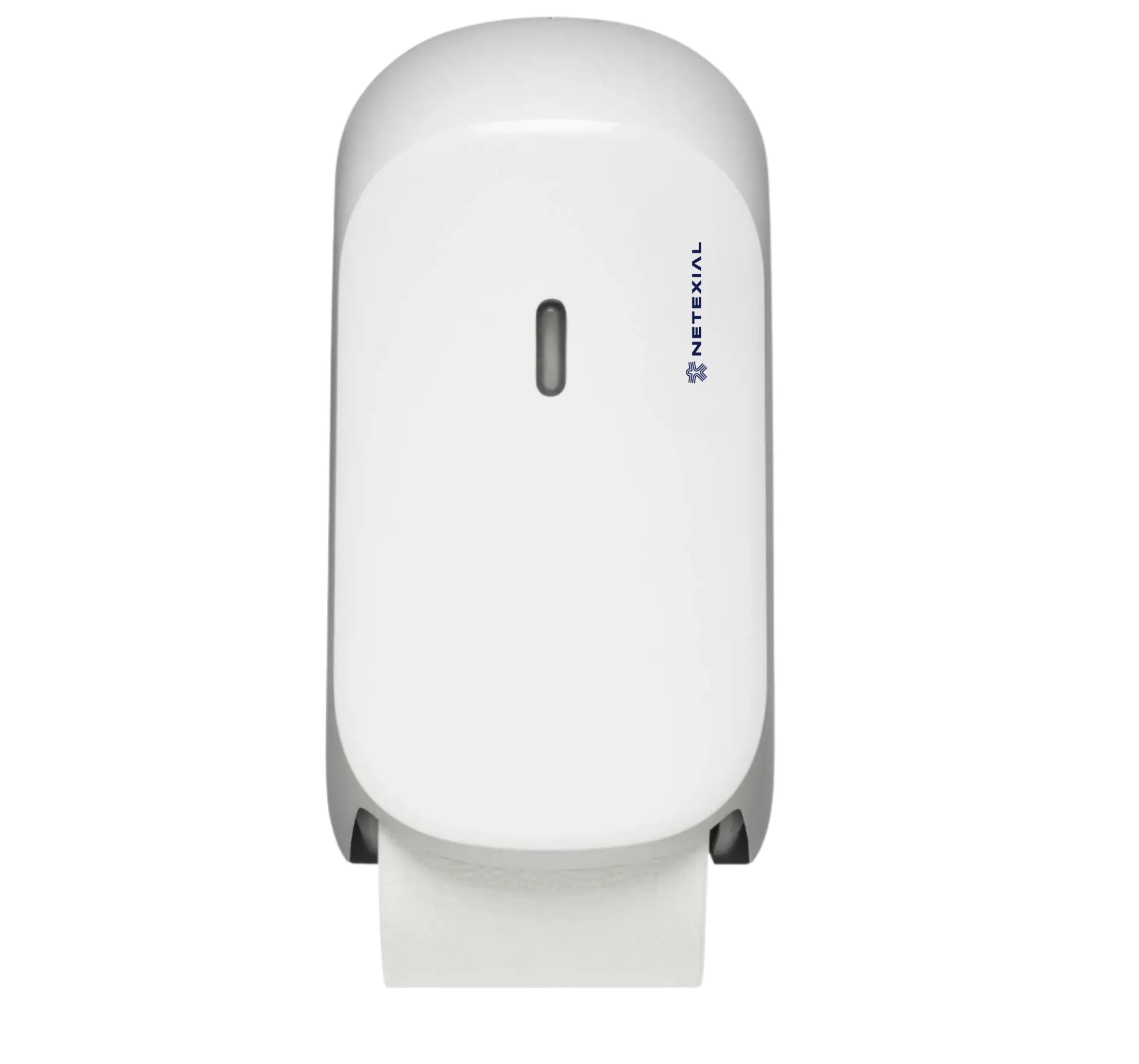 distributeur de papier toilette netexial double roll blanc