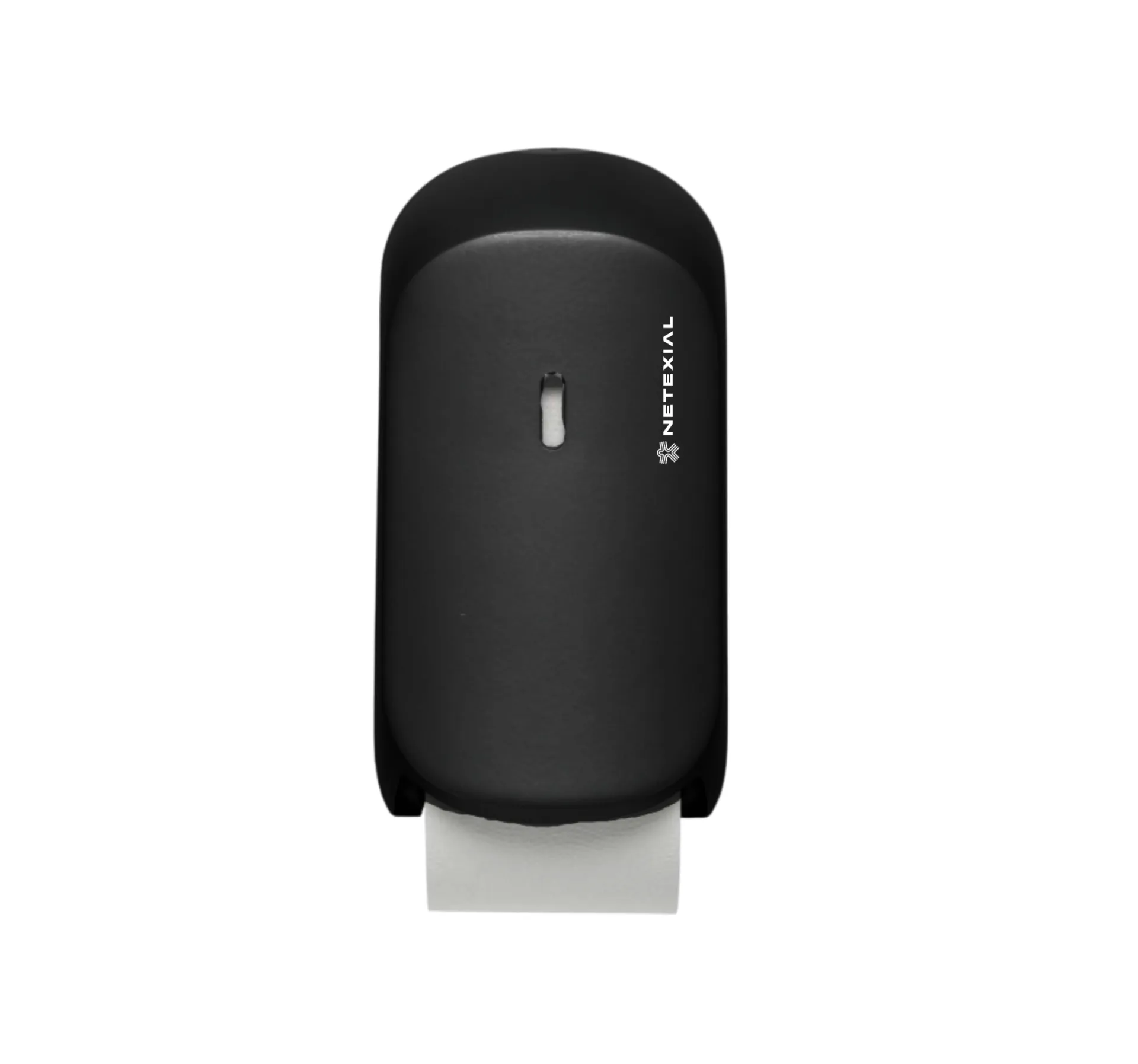 distributeur de papier toilette netexial double rouleau noir